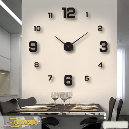 DIY Design Decoration Small & Large Numeral Quartz For Wooden Wall Clock